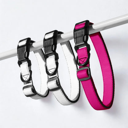 Pinkes verstellbares Hundehalsband - Ellbee Tierbedarf