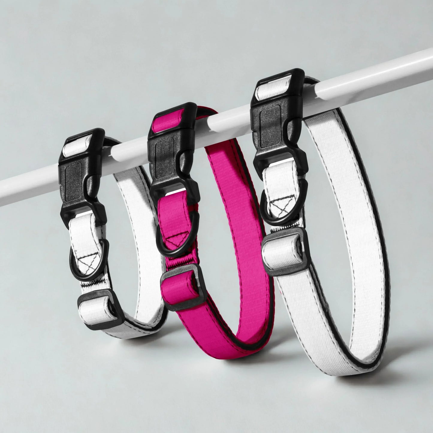Pinkes verstellbares Hundehalsband - Ellbee Tierbedarf