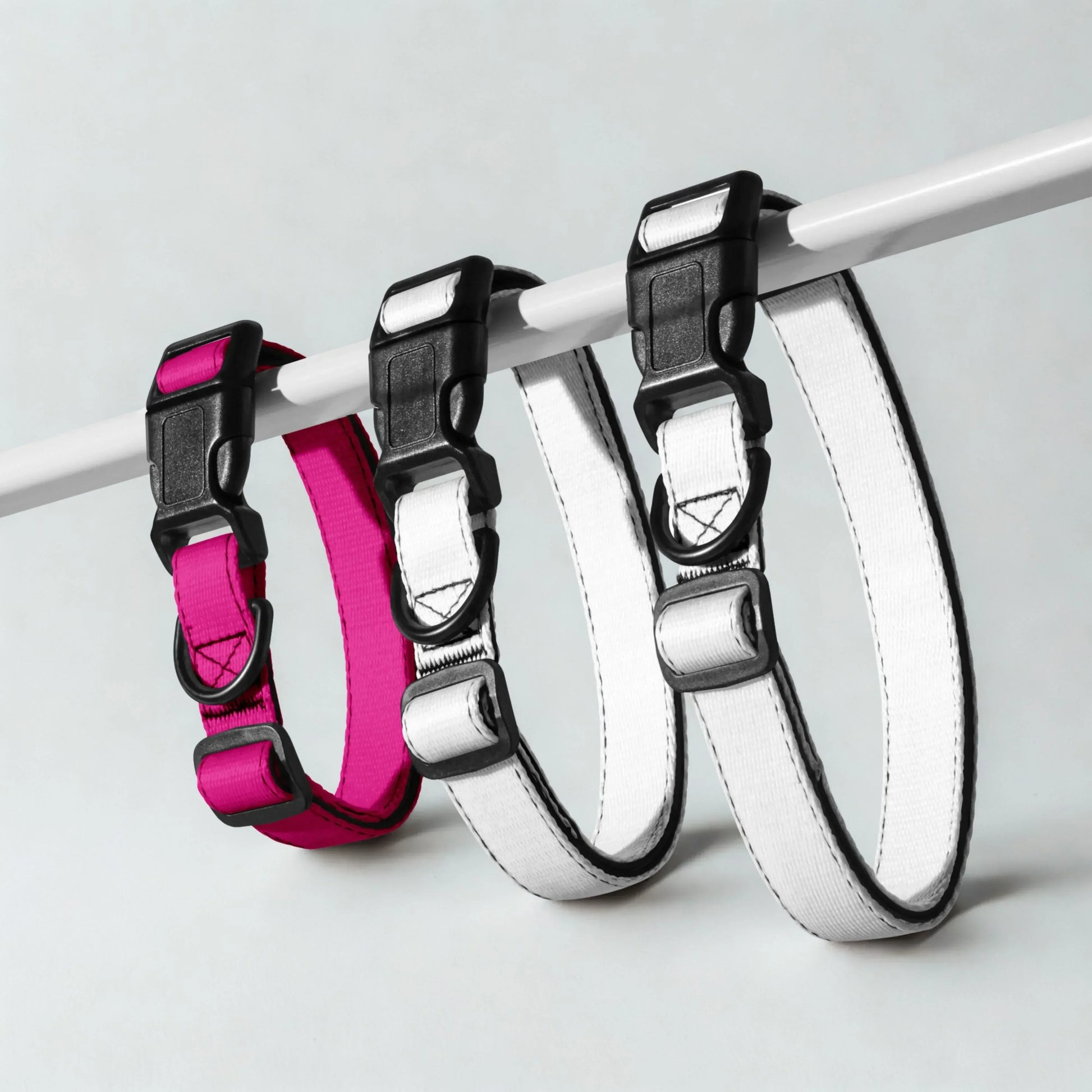 Pinkes verstellbares Hundehalsband - Ellbee Tierbedarf