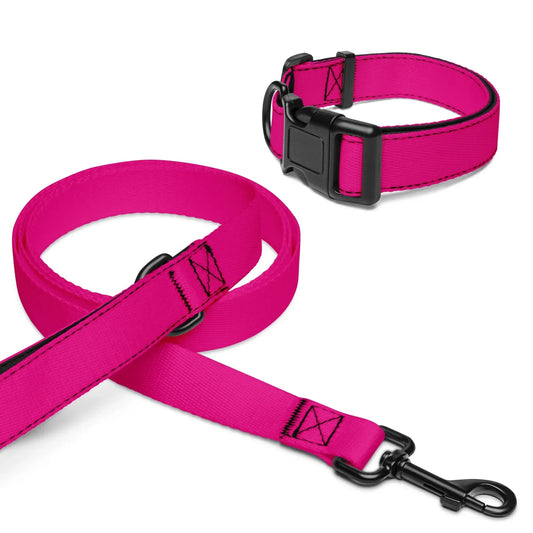 pet-collar--leash-white-m-front-6999cbf16c0cf - Ellbee Tierbedarf