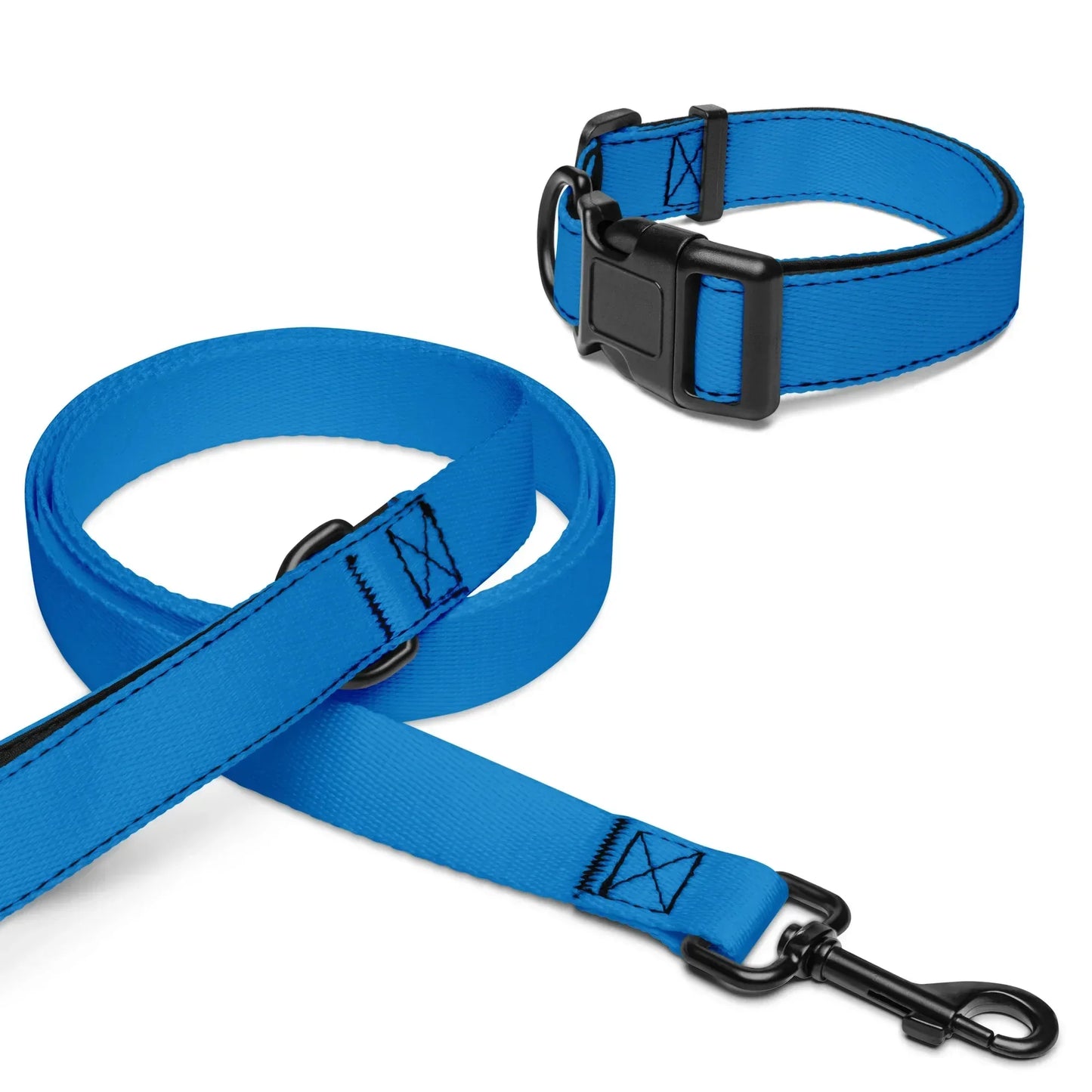 pet-collar--leash-white-m-front-6999cd4544b40 - Ellbee Tierbedarf
