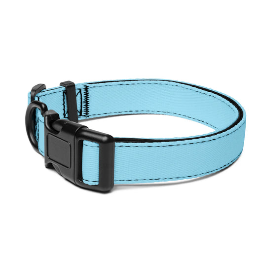 Hellblaues verstellbares Hundehalsband