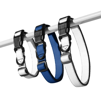 Hundehalsband Dunkelblau Verstellbar – Elegantes Halsband für Hunde
