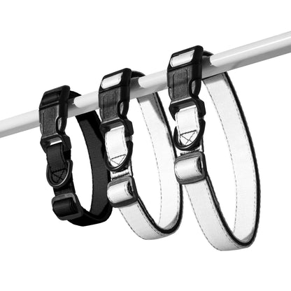 Hundehalsband Schwarz Verstellbar – Klassisches Halsband für Hunde